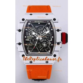 Richard Mille RM35-01 Rafael Nadal - Montre Super Clone Tourbillon Véritable - Boîtier en Fibre de Carbone
