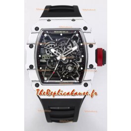 Richard Mille RM35-01 Rafael Nadal - Montre Super Clone Tourbillon Véritable - Boîtier en Fibre de Carbone