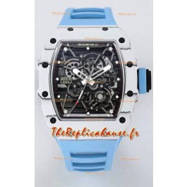 Richard Mille RM35-01 Rafael Nadal - Montre Super Clone Tourbillon Véritable - Boîtier en Fibre de Carbone