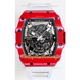 Richard Mille RM35-02 Rafael Nadal - Boîtier en fibre de carbone avec Tourbillon Véritable - Montre Super Clone