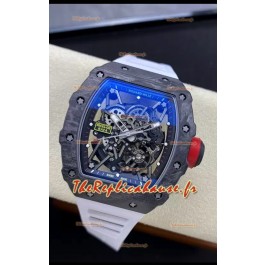 Richard Mille RM35-02 Rafael Nadal Boîtier en fibre de carbone avec Tourbillon Véritable Montre Super Clone