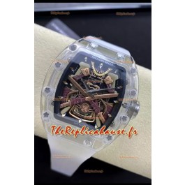 Richard Mille RM47 Montre à boîtier saphir avec mouvement automatique suisse 
