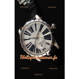 Montre Roger Dubuis Excalibur RDDBEX0460 Suisse avec Etui en acier Blanc Répliqué 