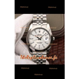 Montre Rolex Datejust 36MM Mouvement Cal.3135 Réplique Suisse avec boîtier en acier 904L et cadran noir