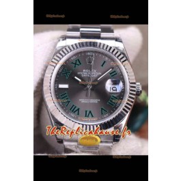 Montre Rolex Datejust "Wimbledon" Mouvement Cal.3235 Montre Suisse - Ultimate 904L Acier 41MM