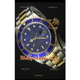 Rolex Submariner 16613 Montre Réplique Suisse 1:1 Deux-Tons avec Mouvement Suisse 3135 