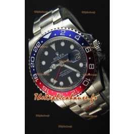Rolex GMT Masters II 116719BLRO Pepsi Bezel Cal.3186 Mouvement Montre Réplique Suisse - Ultime Acier 904L