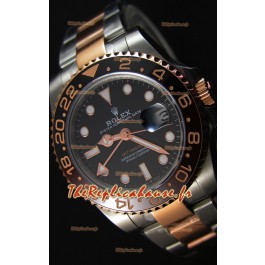 Rolex GMT Masters II 126711CHNR acier et or bicolore Or rose Montre Réplique Suisse - Ultime Acier 904L