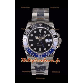 Rolex GMT Masters II 126710BLNR Batman Cal.3186 Mouvement Réplique Suisse - Montre Ultimate 904L en acier
