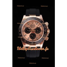 Rolex Daytona 116515LN Everose Gold Original Cal.4130 Mouvement - Montre en acier 904L à miroir 1:1
