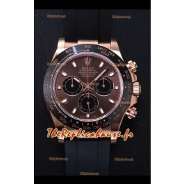 Rolex Daytona 116515LN-0041 Everose Gold Original Cal.4130 Mouvement - Montre en acier 904L à miroir 1:1