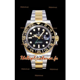 Rolex GMT Masters II 116713 or jaune Réplique suisse 1:1 Montre miroir 904L acier 