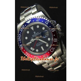 Montre Rolex GMT Masters réplique du mouvement japonais avec bracelet huitre