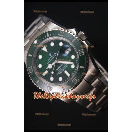 Réplique de montre japonaise Rolex Submariner HULK - Lunette en céramique avec cadran et lunette verts