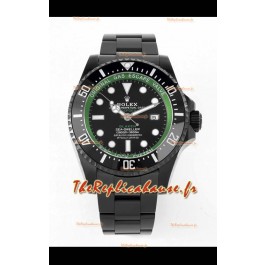 Rolex SeaDweller Deepsea BLAKEN Cadran noir en qualité Miroir 1:1 - Boîtier PVD