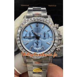 Rolex Cosmograph Daytona M116506-0002 ICE BLUE Cadran Original Cal.4130 Mouvement - Montre Ultimate 904L acier