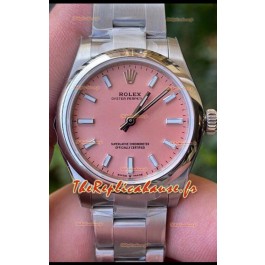 Rolex Oyster Perpetual REF#277200 31MM Mouvement suisse Réplique Suisse Cadran rose Acier 904L Miroir 1:1 Montre Réplique