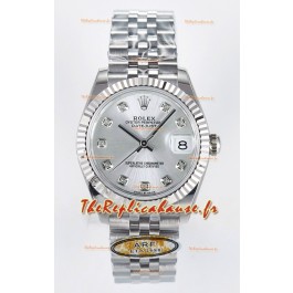 Montre Rolex Super Clone Datejust Mouvement ETA 2688 Boîtier acier inoxydable 31MM et cadran 