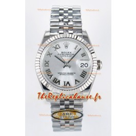 Montre Rolex Super Clone Datejust Mouvement ETA 2688 Boîtier acier inoxydable et cadran romain 31MM 
