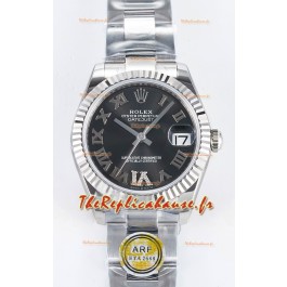 Montre Rolex Super Clone Datejust ETA 2688 Mouvement 31MM Acier inoxydable Cadran Gris 