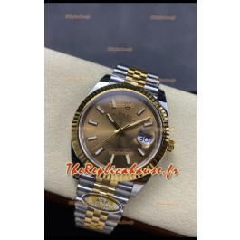 Rolex Datejust M126333 41MM ETA3235 72 Hours Power Cadran Or Jubilé Réplique 1:1 Or Jaune Acier 904L