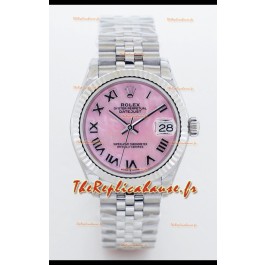 Rolex Datejust M126234 36MM ETA2836 Cadran rose nacre - chiffres romains 
