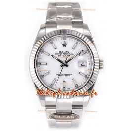 Rolex Datejust 126334 41MM ETA3235 72 Heures Cadran Blanc huitre Réplique 1:1 