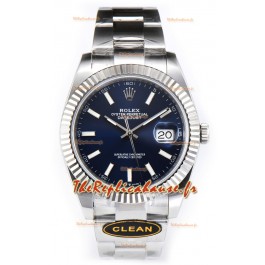 Rolex Datejust 126334 41MM ETA3235 72 Heures Cadran Bleu Oyster Réplique miroir 1:1
