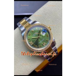 Rolex Datejust 126283RBR-0012 Réplique Suisse 36MM 1:1 Miroir en 904L Cadran Vert