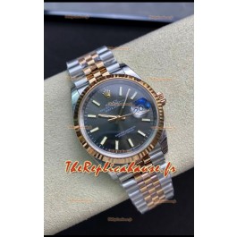 Rolex Datejust 126231 Réplique Suisse Miroir 1:1 36MM en acier 904L - Cadran gris