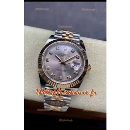 Rolex Datejust Mouvement Cal.3235 Réplique 1:1 Acier 904L 41MM - Or Rose bicolore 