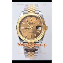 Rolex Datejust 126333 41MM Cal.3235 Montre réplique 1:1 suisse en 904L Cadran or pâle