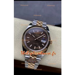 Rolex Datejust 126331 41MM ETA 3235 Montre réplique suisse 1:1 en or rose 904L Acier