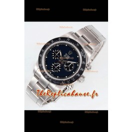 Rolex Daytona Super Clone BLAKEN Paul Newman Cadran noir réplique montre suisse - Mouvement 4130 