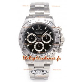 Rolex Daytona Super Clone M116520-78590 Mouvement original Cal.4130 - Montre Acier 904L
