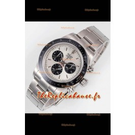 Rolex Daytona Super Clone BLAKEN Paul Newman Cadran acier réplique montre suisse - Mouvement 4130 