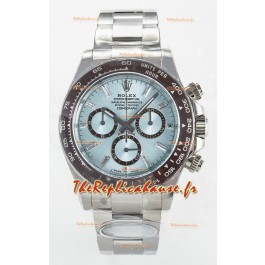 Rolex Daytona Super Clone M126506 ICE Cadran Bleu Cristal Chiffres Mouvement original Cal.4131
