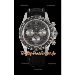 Rolex Daytona Super Clone DiW Exceptional-1 Montre en acier inoxydable avec cadran en carbone noir Réplique de montre 1:1 