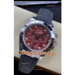Rolex Cosmograph Daytona Grossular Rubellite Cadran Original Cal.4130 Mouvement - Montre Acier 904L