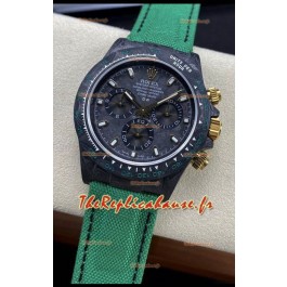 Rolex Daytona DiW Edition "All Black/Green" - Boîtier en carbone forgé Réplique Miroir 1:1