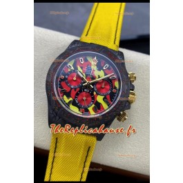 Rolex Daytona DiW Military Yellow Edition - Boîtier en carbone forgé Réplique miroir 1:1