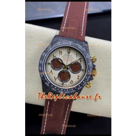 Rolex Daytona DiW Desert Eagle Arabic Edition Watch - Montre à boîtier en carbone forgé, Réplique miroir 1:1
