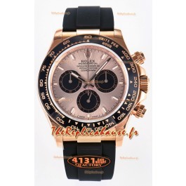 Rolex Cosmograph Daytona M126515 Montre Or Rose Boîtier et Cadran Mouvement original Cal.4131 