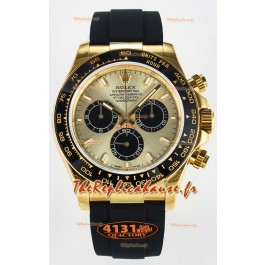 Rolex Cosmograph Daytona M126518 Boîtier et cadran en or jaune Mouvement original Cal.4131