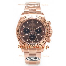 Rolex Cosmograph Daytona M116505 Boîtier or rose et cadran brun Mouvement original Cal.4130