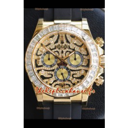 Rolex Cosmograph Daytona "Eye of the Tiger" Edition en or jaune 904L Montre réplique 1:1 