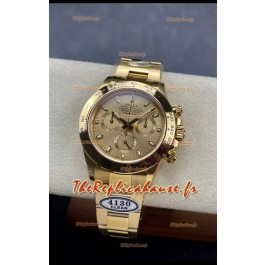 Rolex Cosmograph Daytona 116508 Mouvement original Cal.4130 en or jaune - Montre Ultimate 904L en acier amélioré