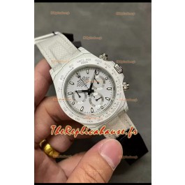 Rolex Cosmograph Daytona DiW Edition Montre en fibre de carbone blanche - Mouvement Cal.4130 