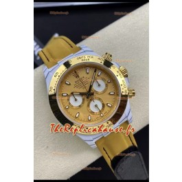 Rolex Cosmograph Daytona DiW GOLDEN ESSENCE Edition en fibre de carbone blanche - Mouvement Cal.4130 