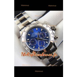 Réplique de montre Rolex Daytona à mouvement japonais et cadran bleu